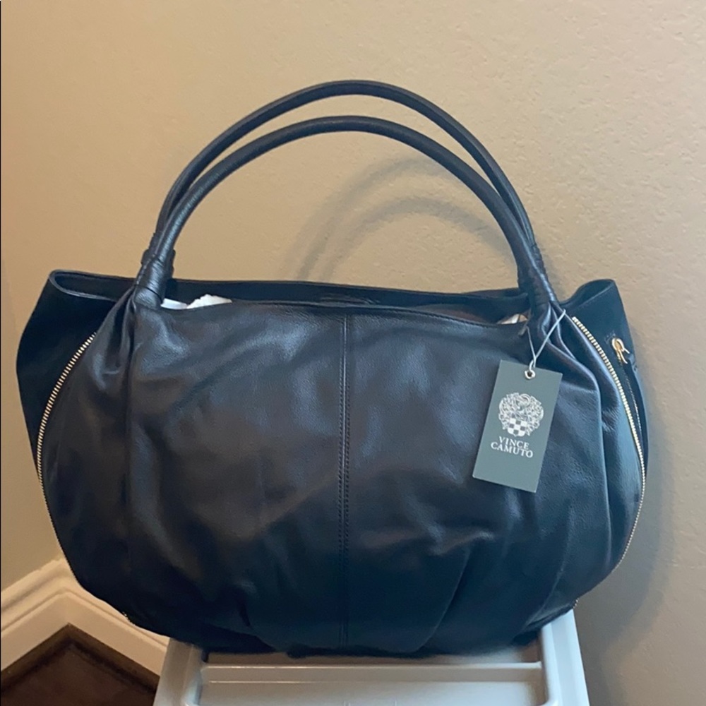Vince Camuto Oversized Leather Hobo